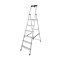 KRAUSE 126344 Safety Lépcsőfokos állólétra 6 fokos