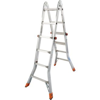   KRAUSE 129956 TeleMatic Létrafokos teleszkópos csuklós létra 4x4 fokos