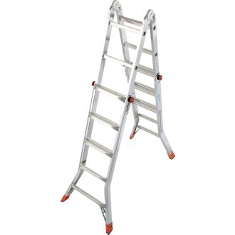   KRAUSE 129963 TeleMatic Létrafokos teleszkópos csuklós létra 4x5 fokos