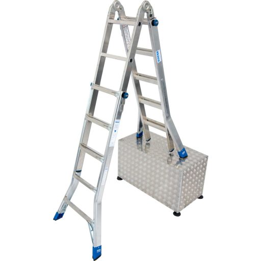KRAUSE 133960 Stabilo Létrafokos teleszkópos csuklós létra 4x5 fokos