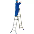 KRAUSE 133960 Stabilo Létrafokos teleszkópos csuklós létra 4x5 fokos