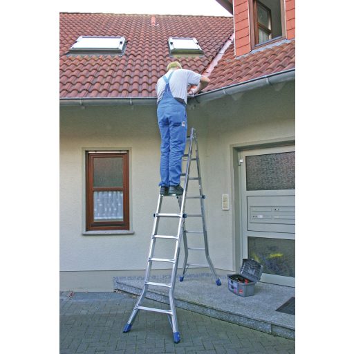 KRAUSE 133960 Stabilo Létrafokos teleszkópos csuklós létra 4x5 fokos
