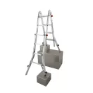 KRAUSE 129970 TeleVario Teleszkópos csuklós létra 4 szárhosszabbítóval 4x4 fokos