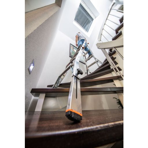 KRAUSE 129970 TeleVario Teleszkópos csuklós létra 4 szárhosszabbítóval 4x4 fokos