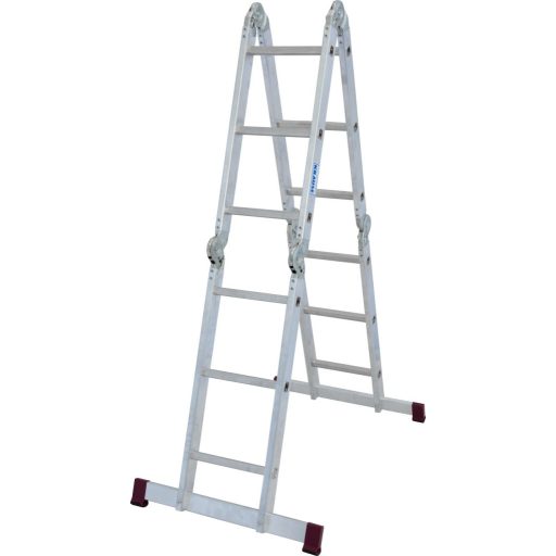 KRAUSE 085214 Corda Univerzális csuklós létra dobogóval 4x3 fokos