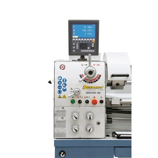 Bernardo Master 180 Univerzális esztergagép + ES-12 V digitális kijelző 400V