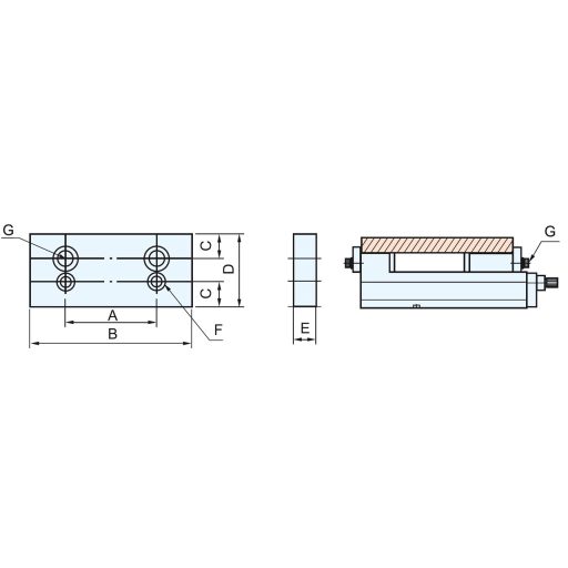Bernardo LJ 130 Ráépíthető szorítópofák 2 db