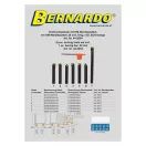 Bernardo Esztergáló marószerszám készlet HM cserebetétekkel 20 mm 6 darabos