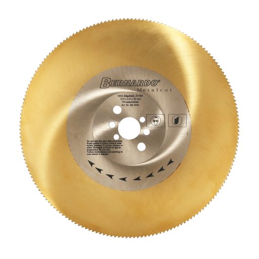 Bernardo Fűrészlap HSS TiN bevonattal 250x2,5x32 mm 128 fog